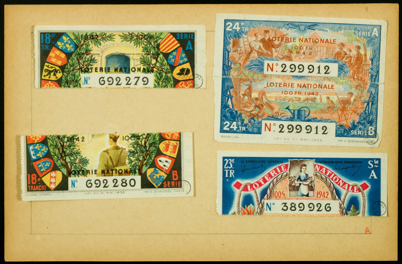 estampe LOTERIE NATIONALE 1970.83.560 Photo
