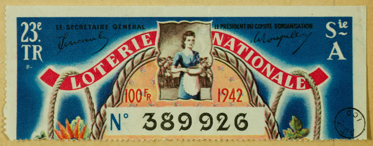 estampe LOTERIE  NATIONALE 1970.83.561 Photo