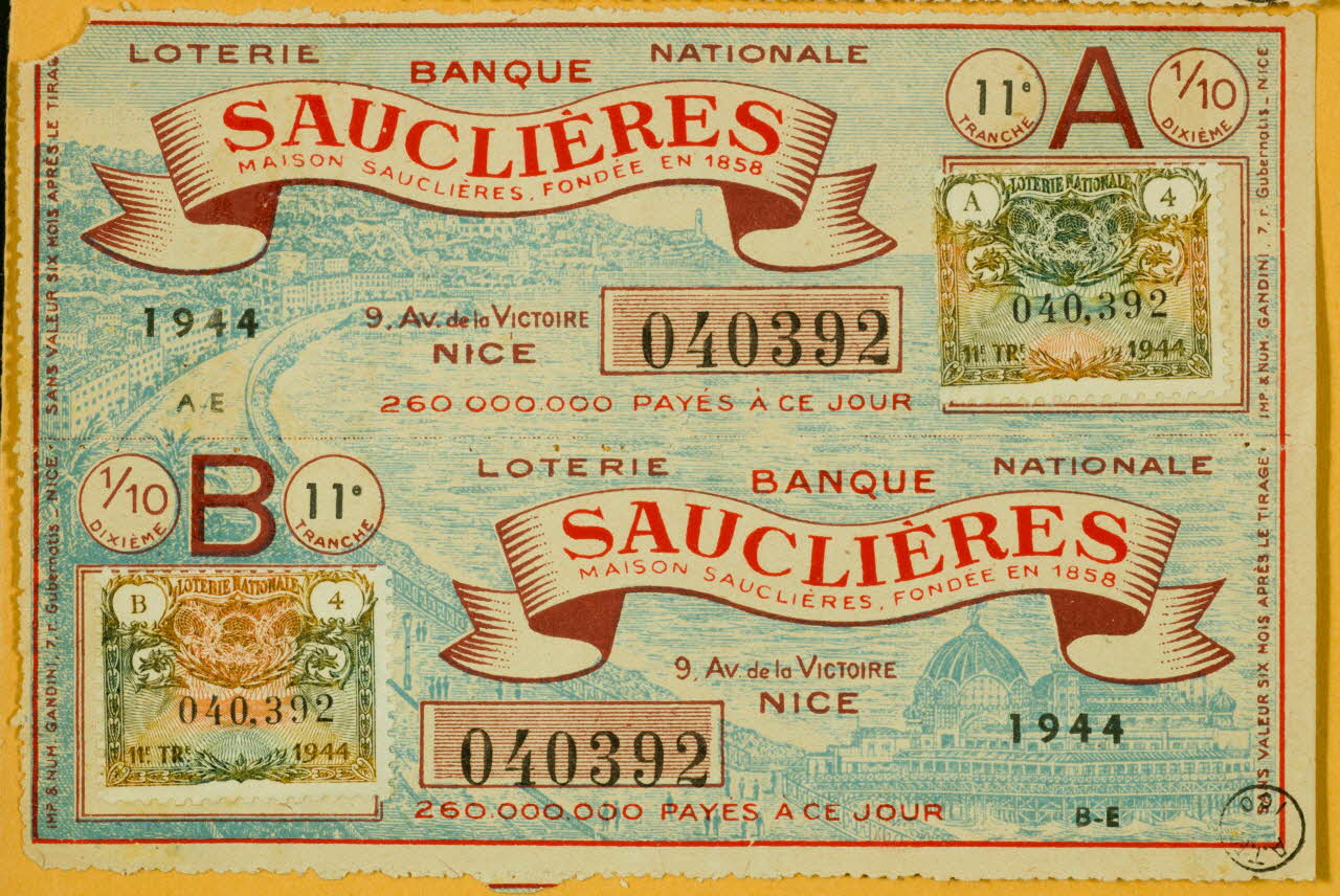 estampe SAUCLIERES 1970.83.591 Photo