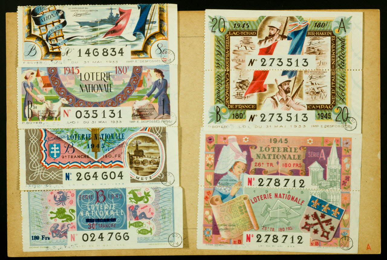estampe LOTERIE  NATIONALE 1970.83.602 Photo