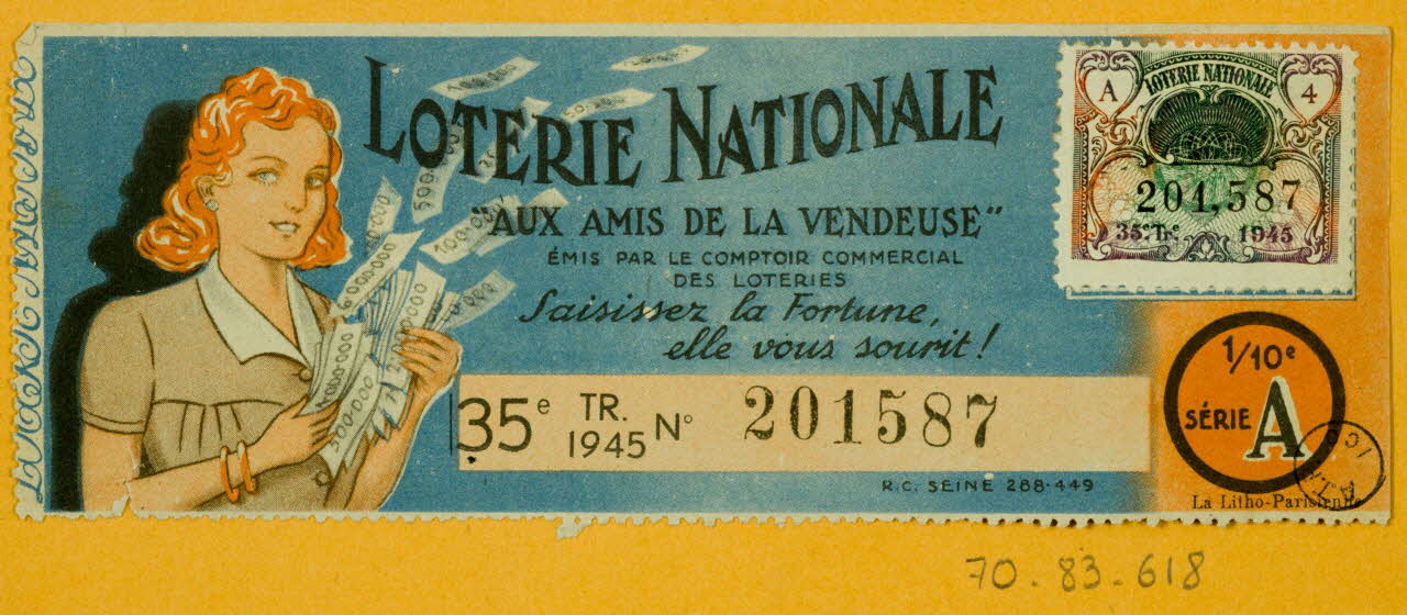 estampe LOTERIE NATIONALE 1970.83.618 Photo