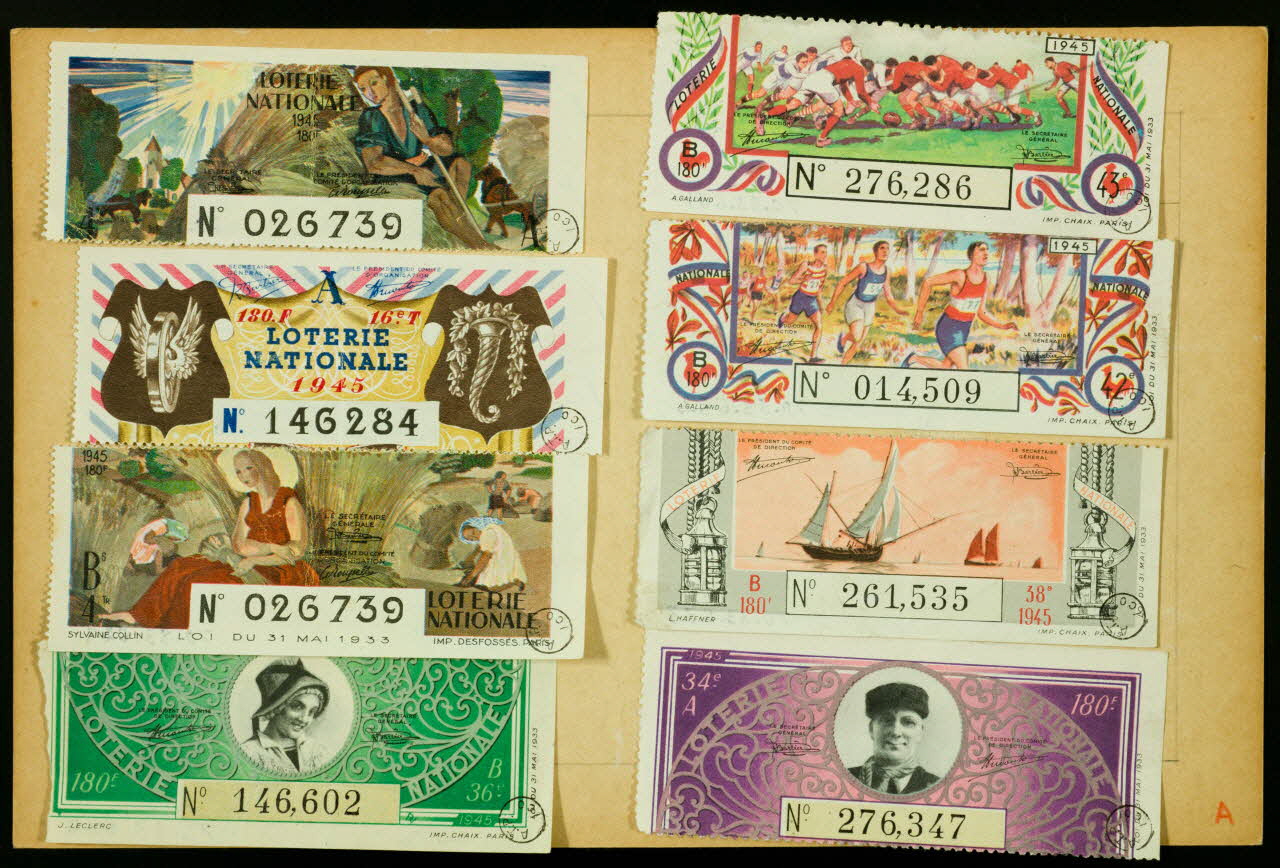 estampe LOTERIE  NATIONALE 1970.83.628 Photo