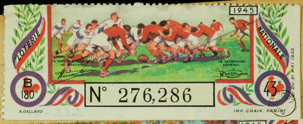 estampe LOTERIE  NATIONALE 1970.83.631 Photo