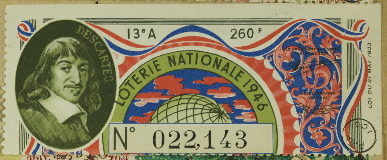 estampe LOTERIE NATIONALE 1946 1970.83.657 Photo