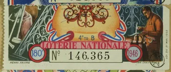 estampe LOTERIE NATIONALE 1970.83.677  Photo