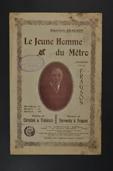Alexandre Trébitsch ; Henri Christiné ; Herman Darewski ; Harry Fragson chanson petit format Île-de-France, France 1911 1966.203.7  Photo Mucem