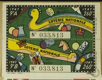 estampe 1947  LOTERIE NATIONALE 1970.83.718  Photo