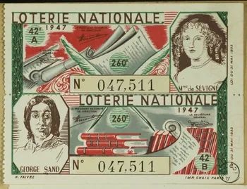 estampe LOTERIE NATIONALE  1947 1970.83.722 Photo