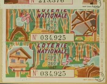estampe LOTERIE NATIONALE 1970.83.727 Photo