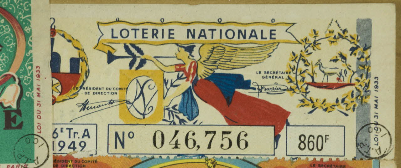 estampe LOTERIE NATIONALE 1970.83.756 Photo