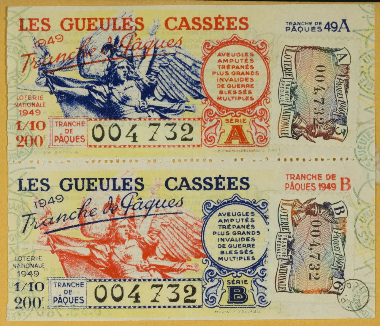 estampe LES GUEULES CASSEES  1949  Tranche de Pâques 1970.83.760 Photo