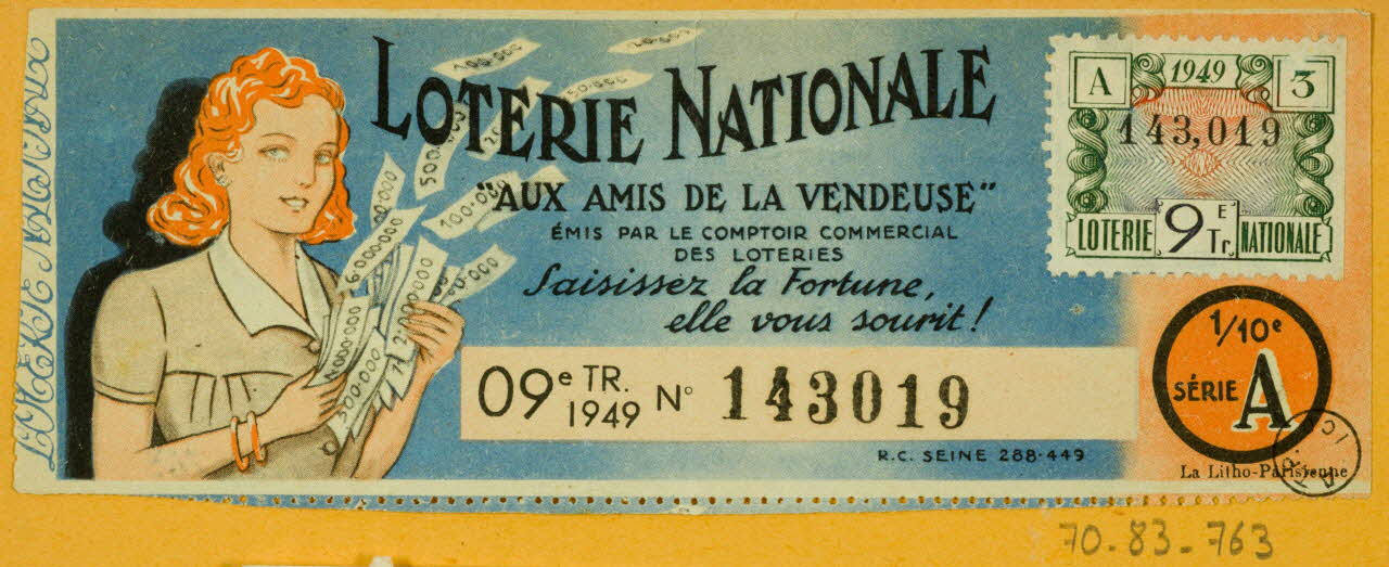 estampe LOTERIE NATIONALE 1970.83.763 Photo