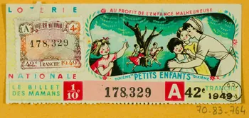 estampe LOTERIE  NATIONALE 1970.83.764  Photo