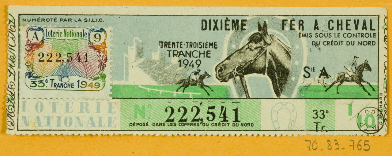 estampe DIXIEME  FER A CHEVAL 1970.83.765 Photo