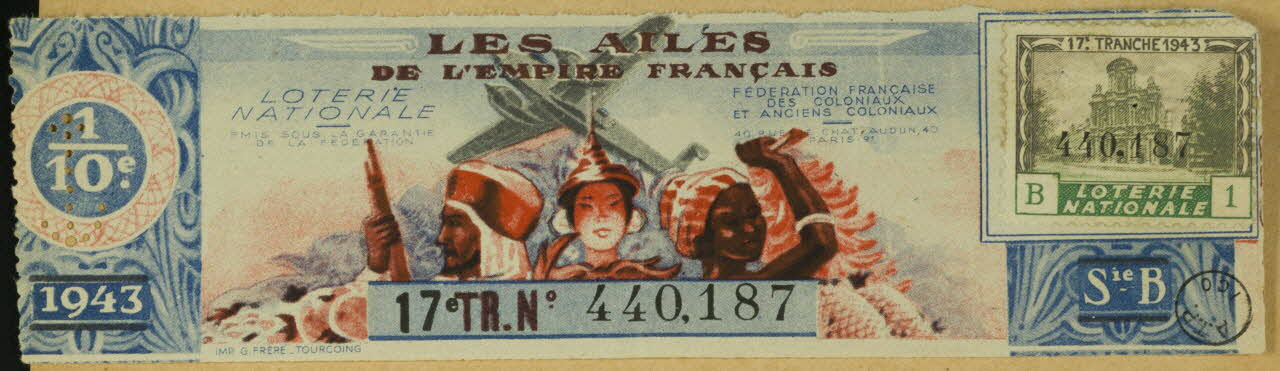 estampe LES AILES  DE L'EMPIRE FRANCAIS 1970.83.770 Photo