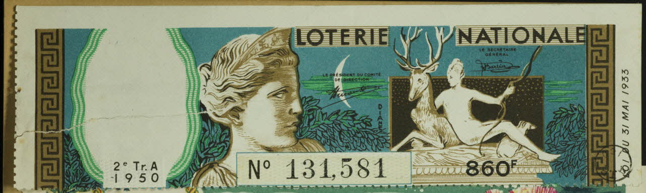 estampe LOTERIE NATIONALE 1970.83.776 Photo