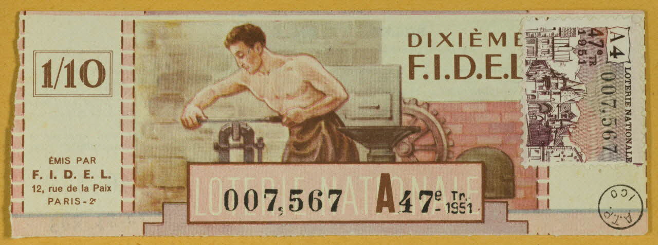 estampe DIXIEME F.I.D.E.L. 1970.83.803 Photo