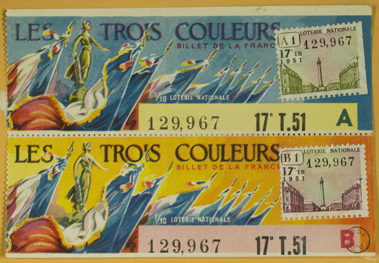 estampe LES TROIS COULEURS 1970.83.805 Photo