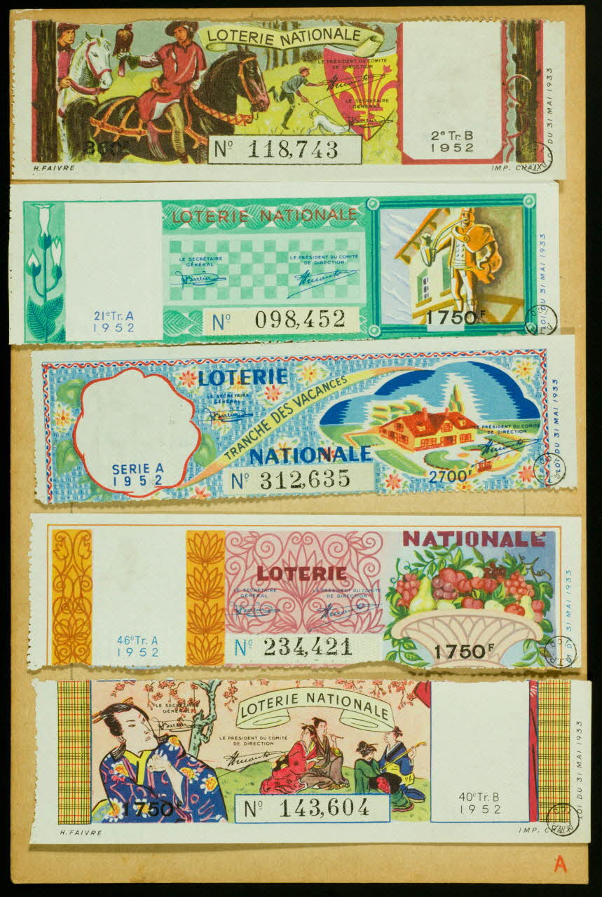estampe LOTERIE NATIONALE 1970.83.846 Photo