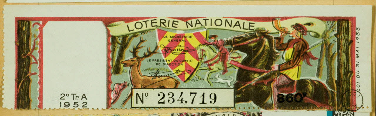 estampe LOTERIE NATIONALE 1970.83.858 Photo