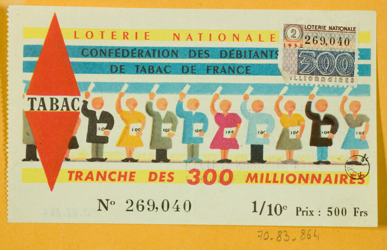 estampe LOTERIE NATIONALE 1970.83.864 Photo