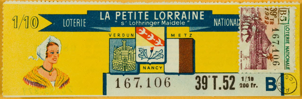 estampe LA PETITE LORRAINE 1970.83.879 Photo