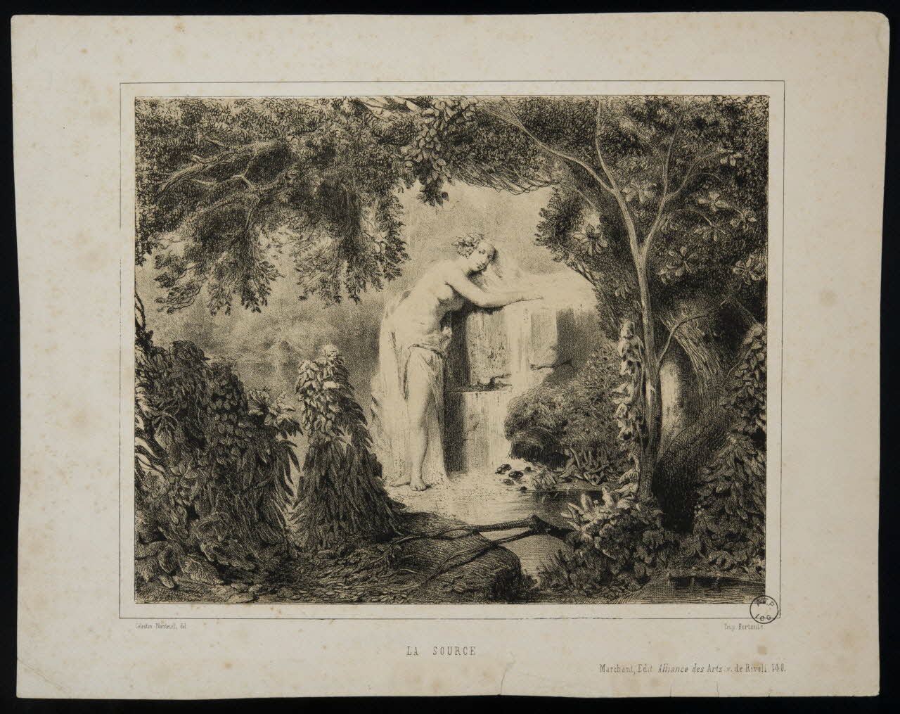 estampe LA SOURCE 1970.83.89 Photo