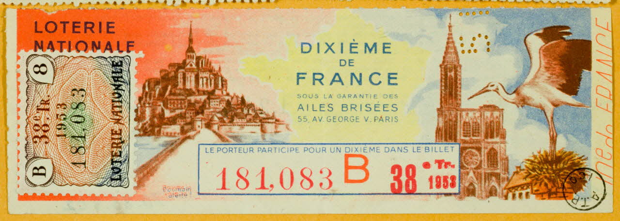 estampe LOTERIE  NATIONALE 1970.83.902 Photo