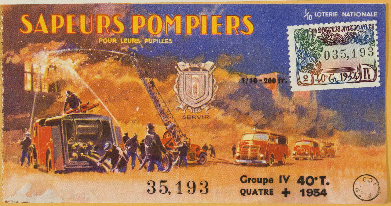 estampe SAPEURS POMPIERS 1970.83.908 Photo