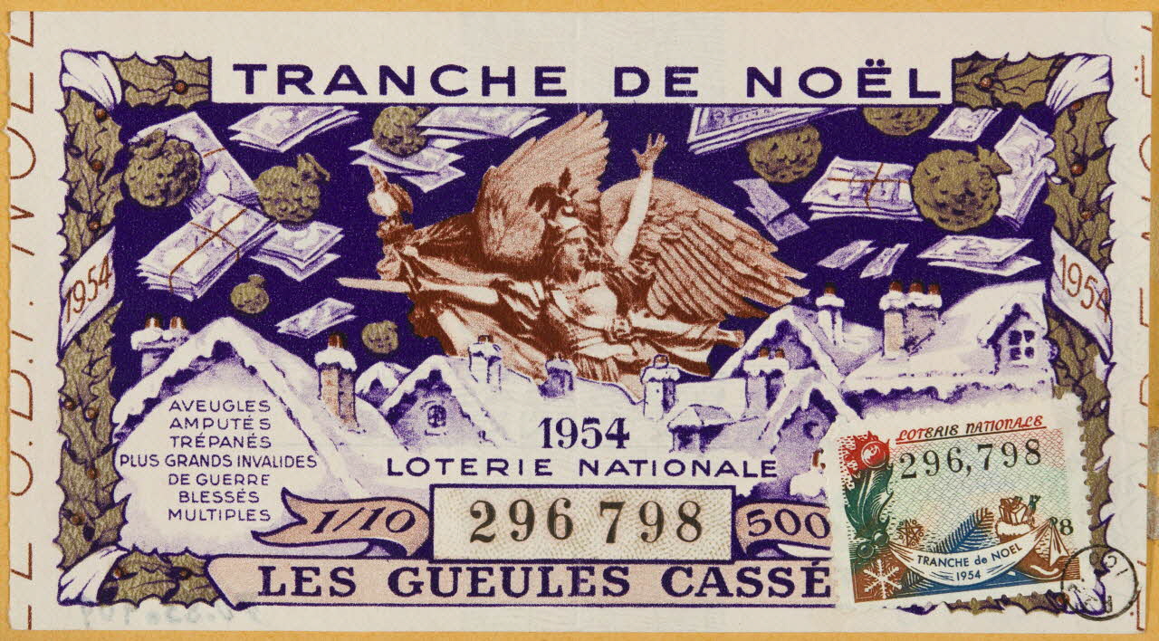 estampe TRANCHE DE NOËL  LOTERIE NATIONALE 1970.83.909 Photo