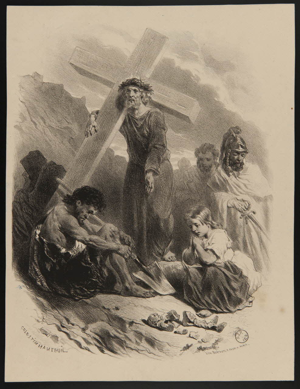 estampe Montée au Calvaire 1970.83.92 Photo