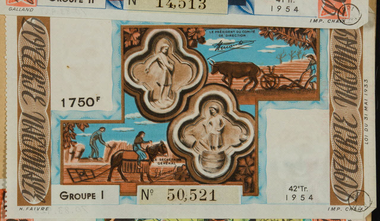 estampe LOTERIE NATIONALE 1970.83.928 Photo