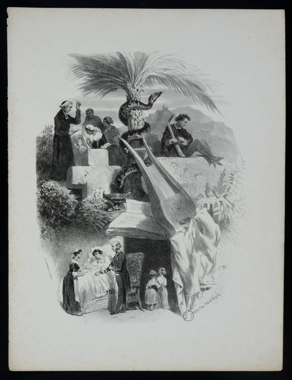 estampe Lyre 1970.83.94 Photo