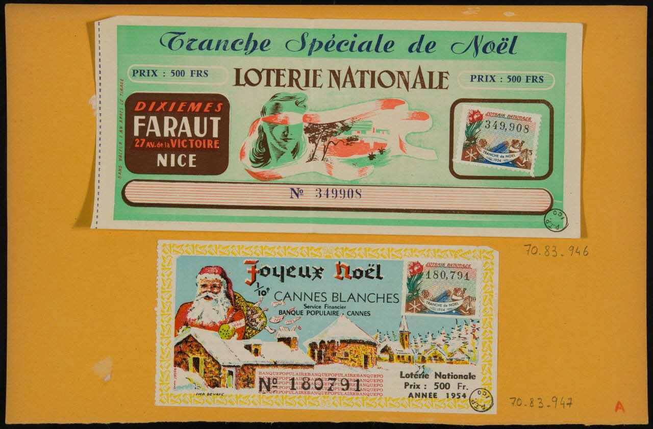 estampe Joyeux Noël 1970.83.947 Photo