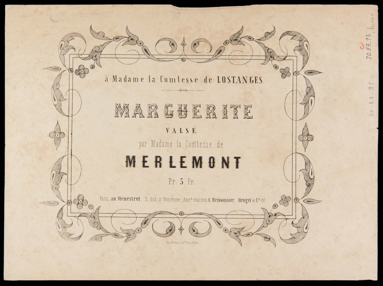 estampe LA FETE DIEU 1970.83.95  Photo