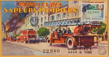estampe PUPILLES DES  SAPEURS POMPIERS 1970.83.958 Photo