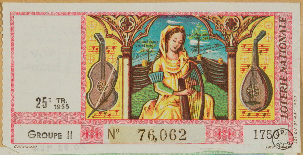 estampe LOTERIE NATIONALE 1970.83.964 Photo