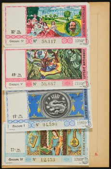 estampe LOTERIE NATIONALE  RENAUD ET ARMIDE 1970.83.977 Photo