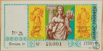 estampe LOTERIE NATIONALE  LA PROSPERITE 1970.83.995 Photo
