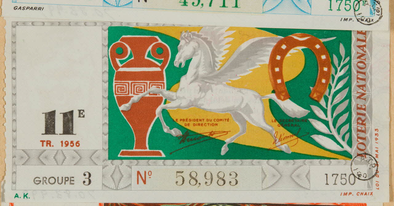 estampe LOTERIE NATIONALE 1970.83.998 Photo