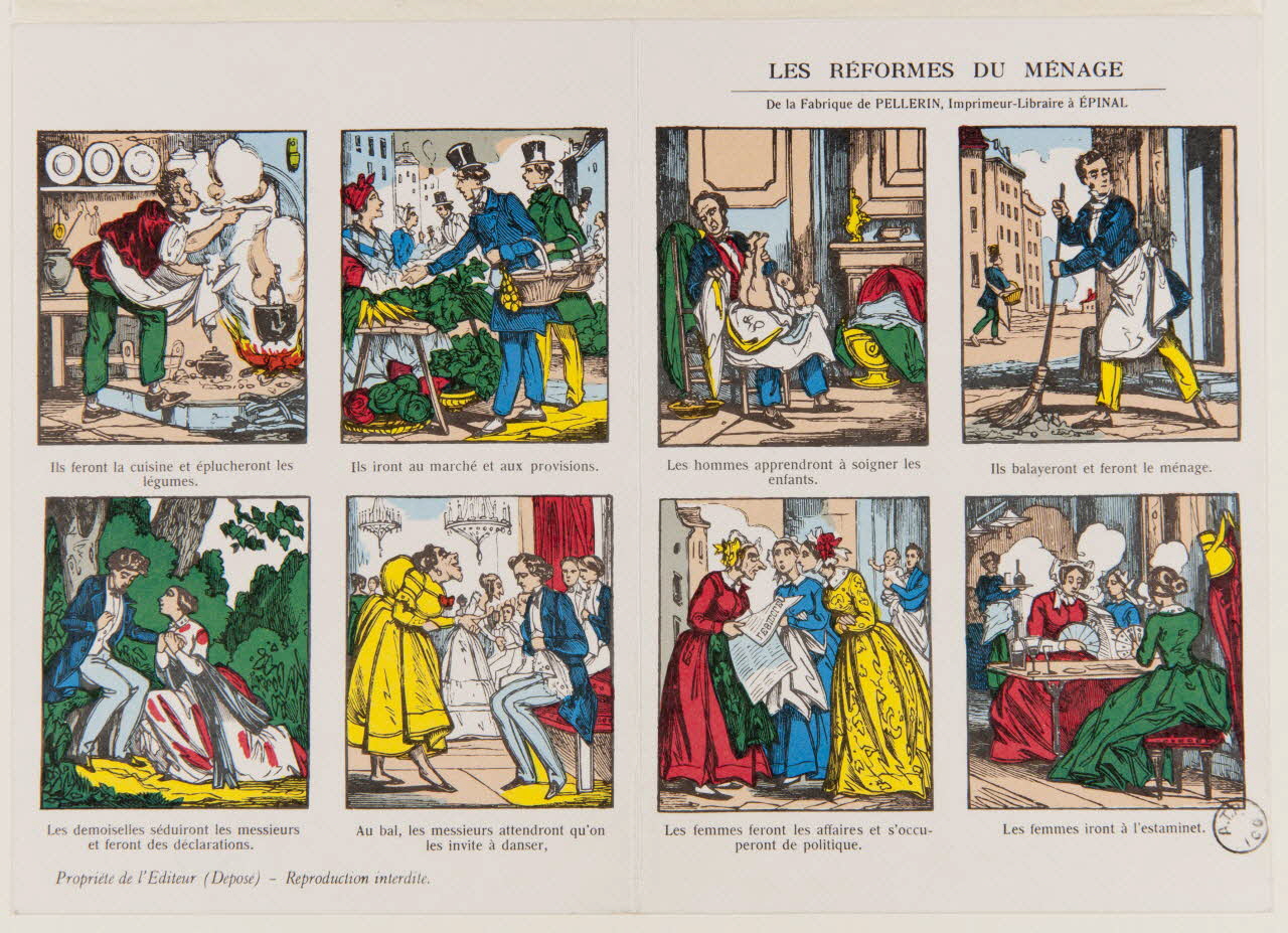 estampe LES REFORMES DU MENAGE 1970.84.32 Photo