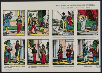 estampe REFORMES DE MESSIEURS LES ECOLIERS. 1970.84.33 Photo