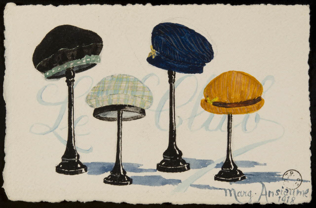dessin Chapeaux 1970.84.45 Photo