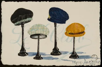 dessin Chapeaux 1970.84.45 Photo