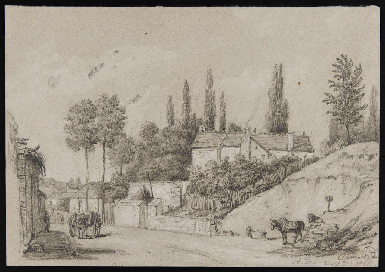 Alexandre Debacq dessin Clamart 1846 1970.88.1 Photo