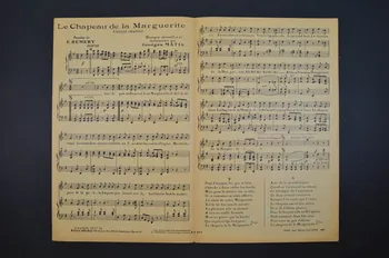 E Hemery ; Georges Matis ; Parisys ; Arlequin édition; chanson petit format 1927 1966.205.10 Photo Mucem