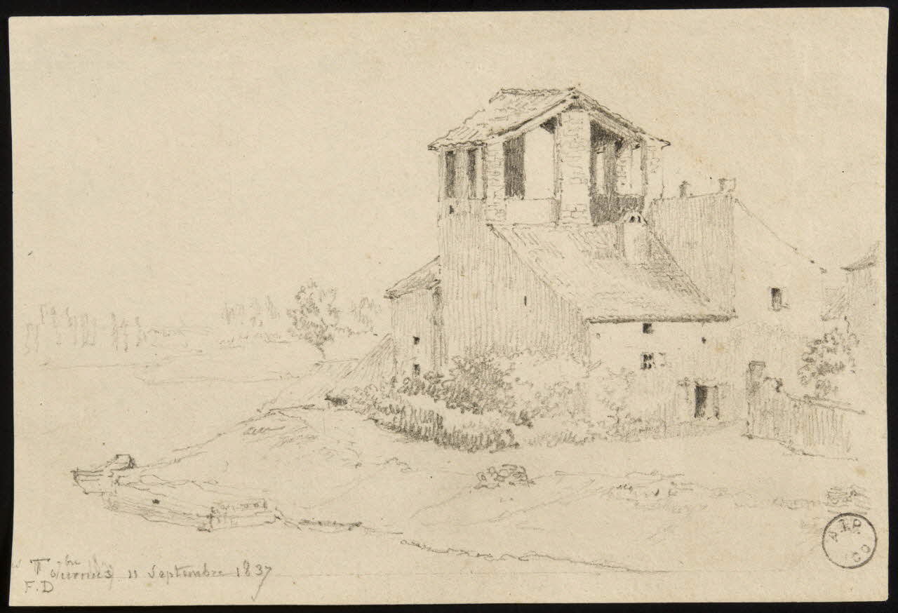 Alexandre Debacq dessin Tournais 11 Septembre 1837 1837 1970.88.3 Photo