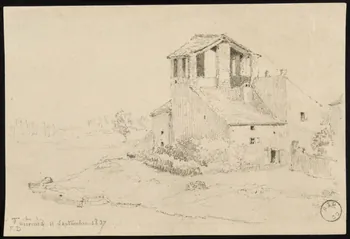 Alexandre Debacq dessin Tournais 11 Septembre 1837 1837 1970.88.3 Photo