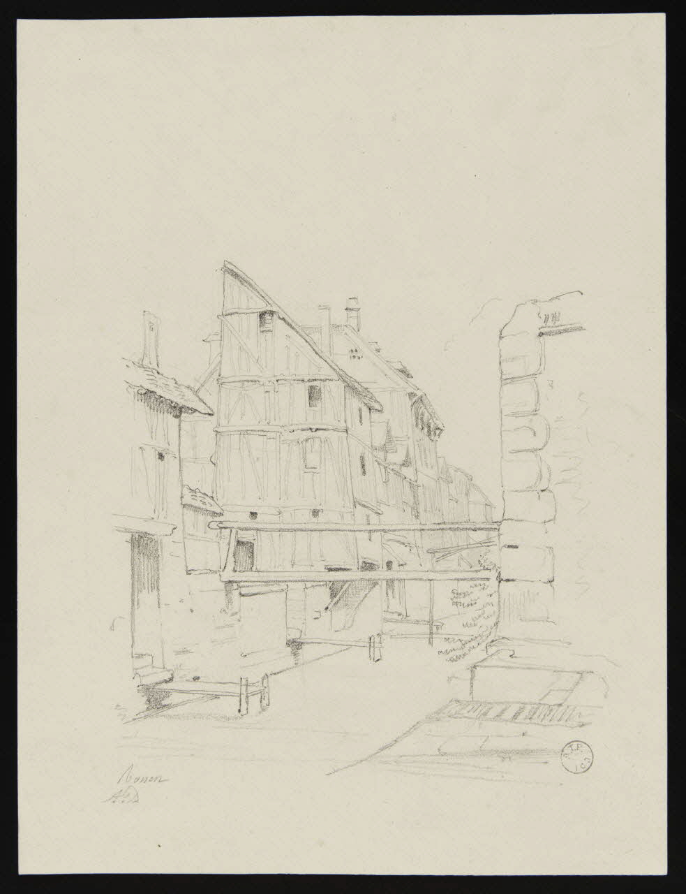 dessin Rouen 1970.88.4 Photo