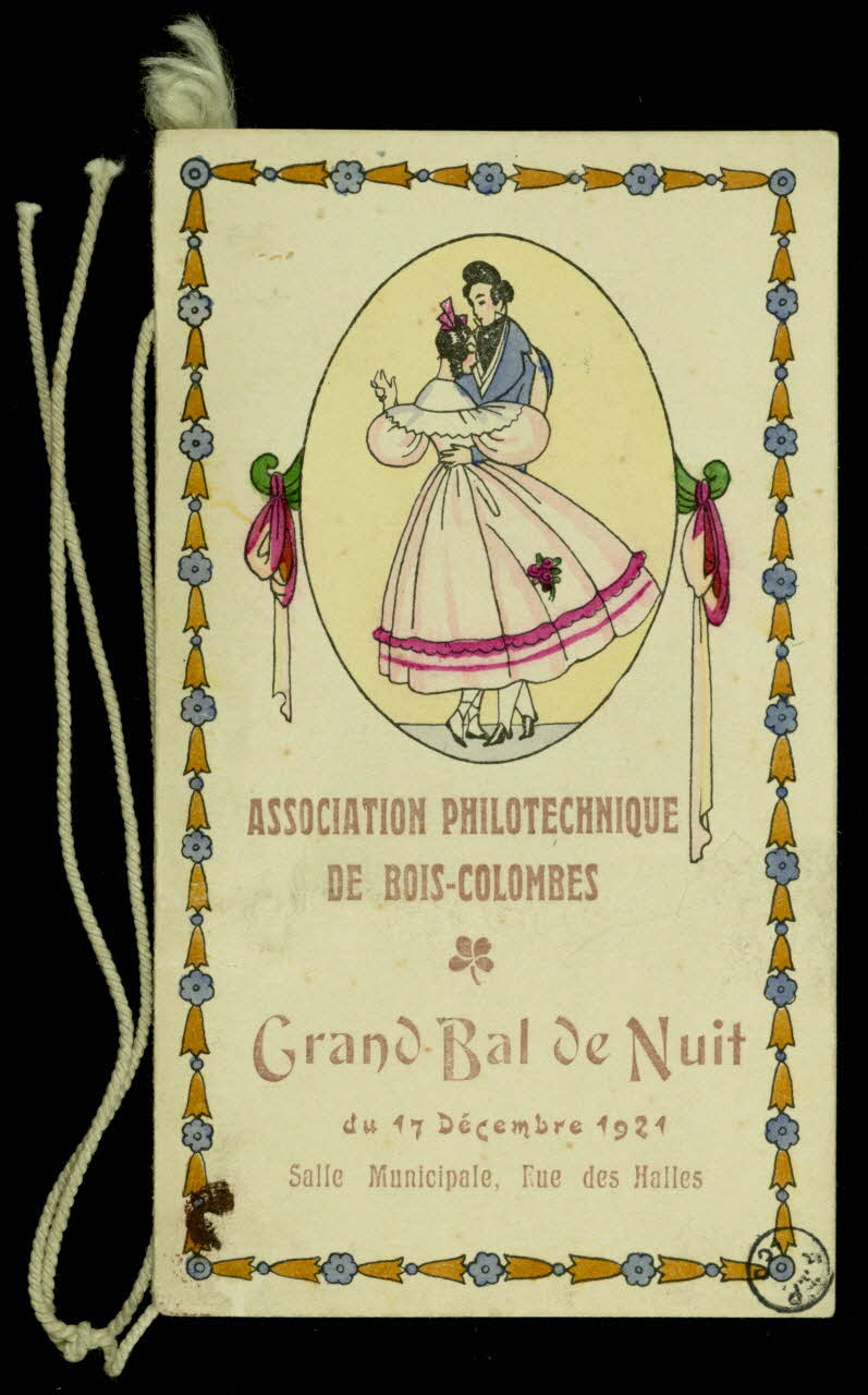 Jules Hubert estampe Grand-Bal de Nuit Île-de-France, France 1921/12/17 1978.31.3.1/3 Photo